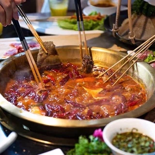 ซุปก้อนหม่าล่า หม่าล่าหม้อไฟ500 กรัม 重庆桥头牛油老火锅底料袋装