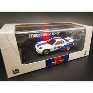 Time Micro​ / Mazda RX7 Martini​ White​ + Engine