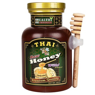 ไทยฮันนี่น้ำผึ้งดอกไม้ป่า 440กรัม Thai Honey Wild Honey 440g