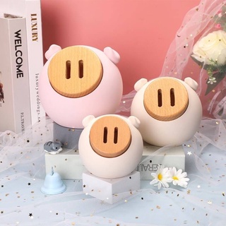 แหล่งขายและราคา[พร้อมส่ง] กระปุกออมสิน ออมสินหมู สไตล์มินิมอล เสริมฮวงจุ้ย ทรัพย์ดีมาก ตัวหมูเซรามิค จมูกไม้แท้สวยมาก ของขวัญอาจถูกใจคุณ