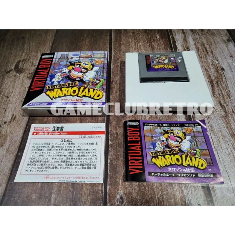 Virtual boy Wario Land Virtual Boy