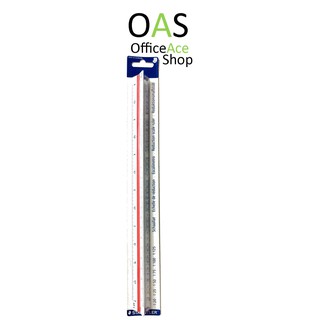 STAEDTLER Triangular Scale Ruler สเต็ทเลอร์ สเกลสามเหลี่ยม(#561 98-1) [1:20, 1:25, 1:50, 1:100, 1:125]