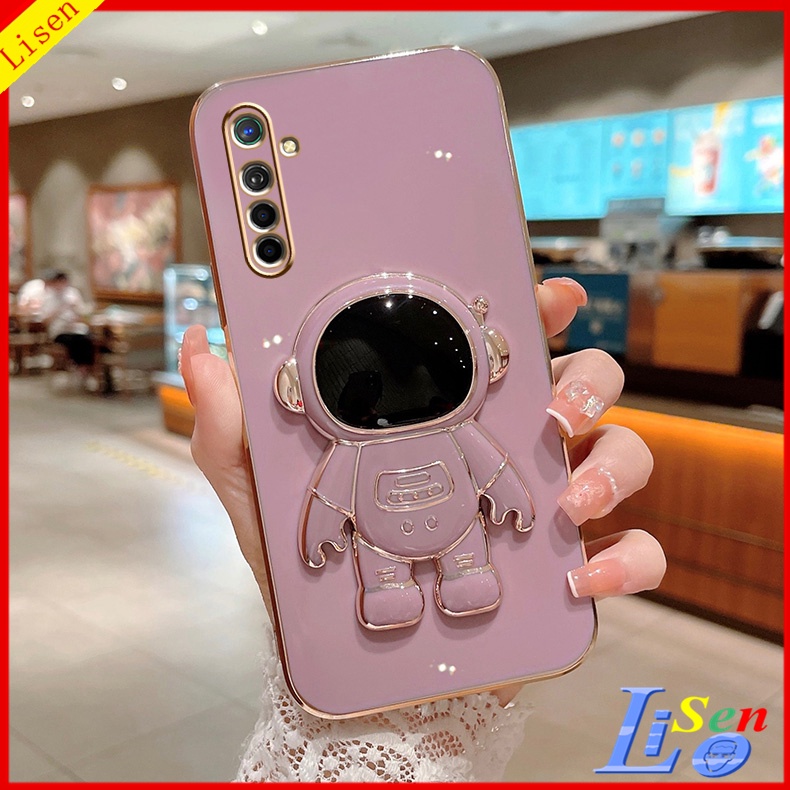 Realme XT C35 C30 5 Pro 5i 5S C3 C15 C12 นักบินอวกาศขาตั้งเคสโทรศัพท์ YHY