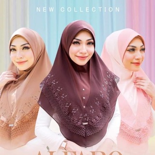 New Collection !!  Al-Faro ลูกไม้ตาข่าย สินค้านำเข้า🇲🇾🇲🇾แท้ 100%