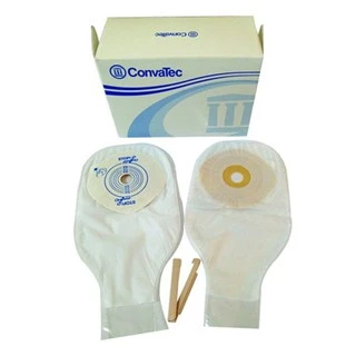 Convatec Stomadress Plus ถุงเก็บอุจจาระชิ้นเดียว แบบใส ตัดได้ 19-64 มม. [แบ่งขาย 10 ชิ้น รหัส 420591] BB 7203