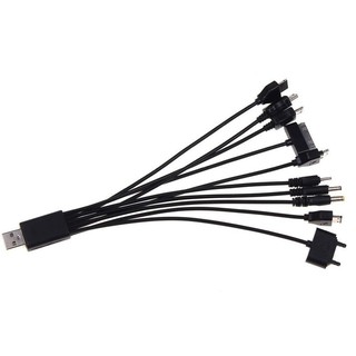 Universal Muti ที่ชาร์จอะแดปเตอร์ USB Data 10 ใน 1