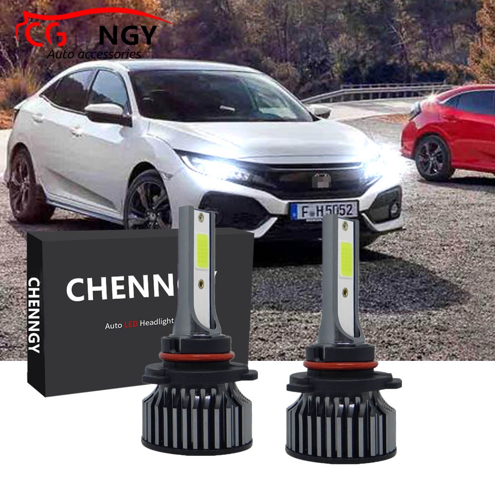6000k หลอดไฟหน้า LED สีขาว Low Beam ชุด 2 สําหรับ Honda Civic (FC) 10th Gen Non-LED (2016 - 2020)