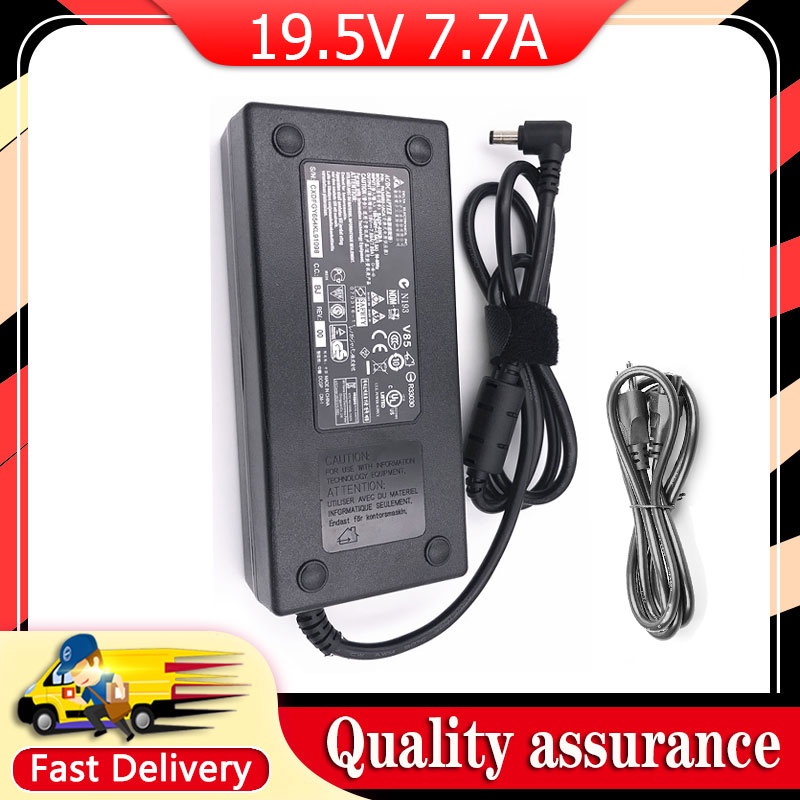 ใหม่ 19.5V 7.7A 5.5*2.5 มม.150W AC Adapter Charger สําหรับ MSI GE62 MS-16J1 16J4 PX60 ge70 GE72 GS60