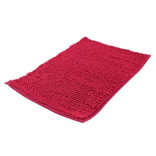 ราคาพิเศษ!! เบสิโค พรมเช็ดเท้าตัวหนอน ขนาด 40 x 60 ซม. สีแดง BESICO Bathroom Rug 40 x 60 cm. Red