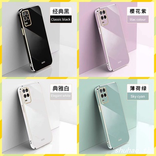 เคส OPPO A54 Case Oppo A54 การออกแบบขอบตรง ปกป้องเลนส์ เคสโทรศัพท์ เคสโทรศัพท์ เคสโทรศัพท์แบบเคลือบด้วยไฟฟ้า