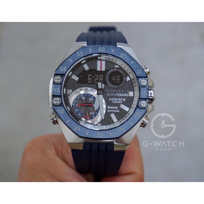 “CASIO EDIFICE ECB-10AT-1ADR, ECB-10AT-1A, ECB-10AT-1, ECB-10AT SCUDERIA ALPHATAURI LIMITED EDITION”