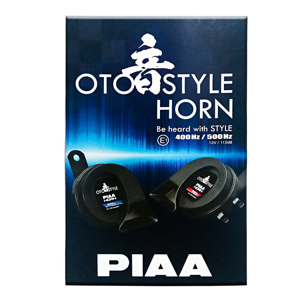 PIAA OTO STYLE HORN 12V 400HZ/500HZ HO-14 POWER HORN PAIR(2PCS) UNIVERSAL