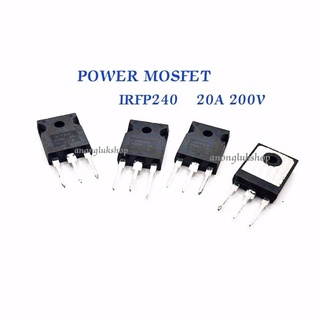 IRFP240  Power MOSFET TO-3P พาวเวอร์ มอสเฟต 3 ขา 20A 200V  1ตัว 👉👉พร้อมส่ง