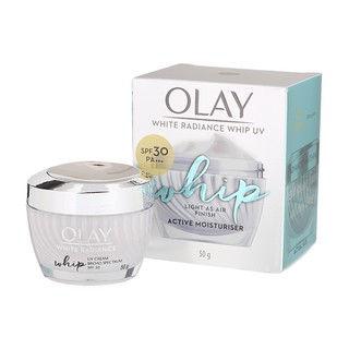 Olay whip UV White Radiance โอเลย์ ไวท์เรเดียนซ์ วิป ยูวี ผลิตภัณฑ์บำรุงผิวหน้า (ผสมสารกันแดด) 50 กรัม