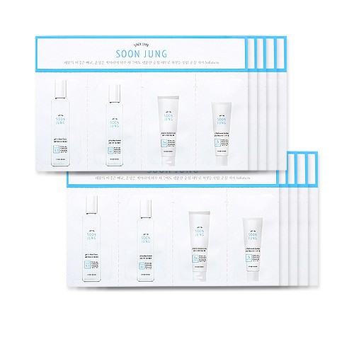 Etude House Soon Jung Skin Care Tester Set (4 pcs ) แบบซอง