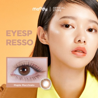 moody Quarterly คอนแทคเลนส์สี แบบใช้แล้วทิ้ง Maple Macchiato (0.00 และ -1 ถึง -8) - Eyespresso