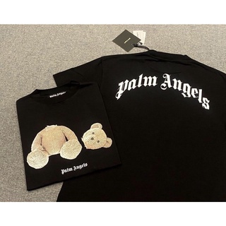 เสื้อยืดผ้าฝ้ายพิมพ์ลายคลาสสิกPalm Angels Kill The Bear