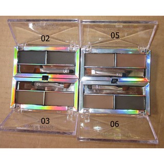 Nice shop Eyebrow Powder 2 Shades ไนซ์ช๊อป อายบราว เขียนคิ้วแบบฝุ่น พร้อมแปรง