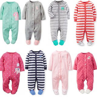 Everystep 1pcs ห่อหุ้มเท้า Romper Boys Baby New Born Clothing cotton Footies Jumpsuit