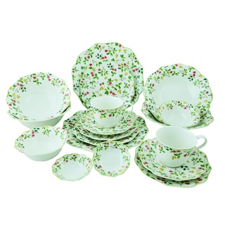 Royal Porcelain 18 PCS DINNER SET ^ROSAGARDEN^