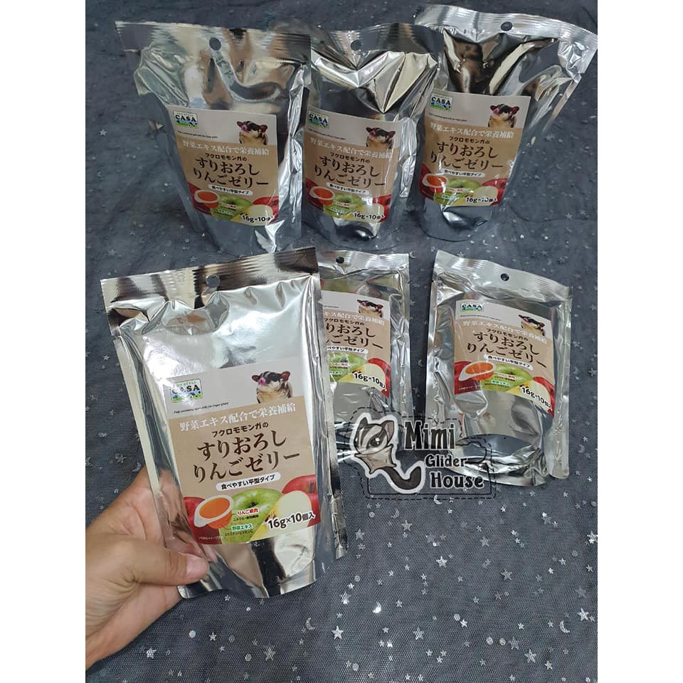 Marukan CASA Apple Jelly Sugar Glider Snack Marukan CASA 粉果树