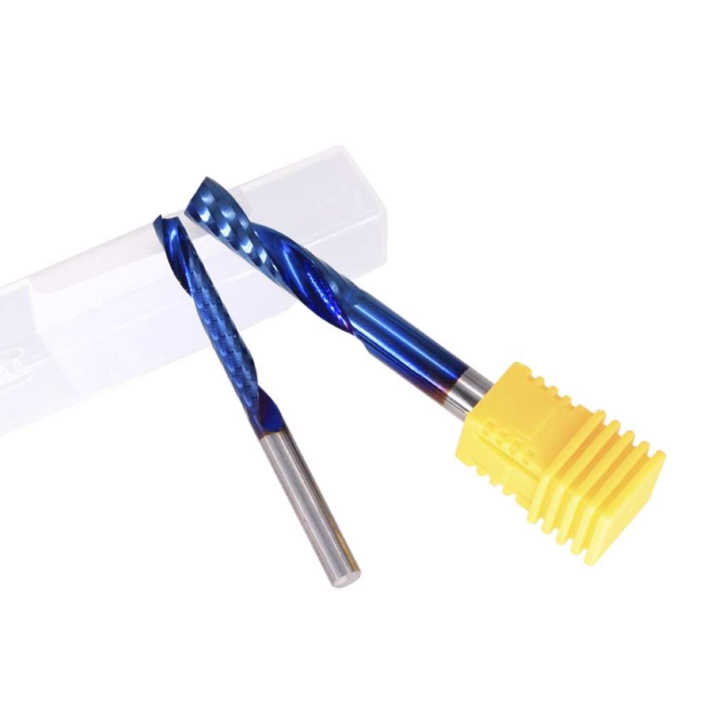 thumbnail image 2 of HSS CNC 4-Flute Straight Shank End Milling Metal Cutter Drill Bits 4/6 2 of 10