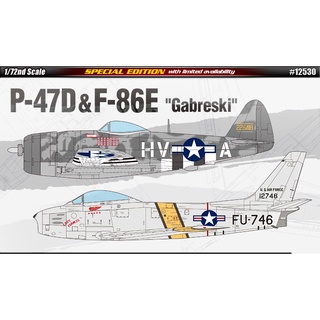 Academy 12530 P-47D &amp; F-86E "GABRESKI" 1/72