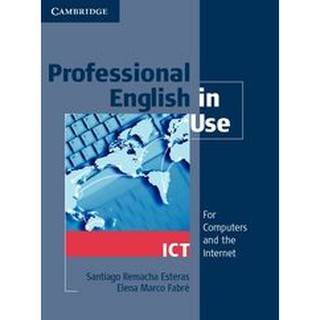 DKTODAY หนังสือ  PROFESSIONAL ENGLISH IN USE ICT. (ปีที่พิมพ์): 2007