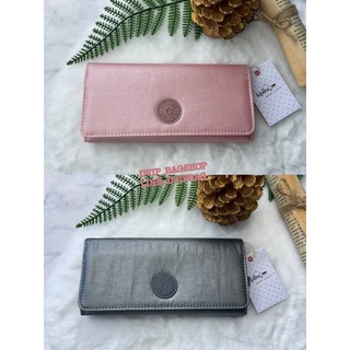 Kipling Brownie long tri-fold wallets แท้💯%