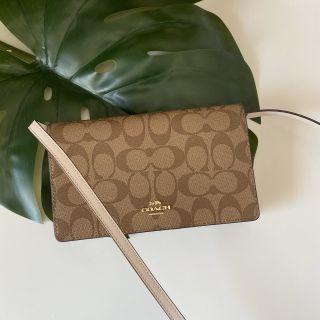 กระเป๋าคลัทช์/สะพายข้าง COACH FOLDOVER ถอดสายยาวเป็นคลัทช์ได้ หนังแท้