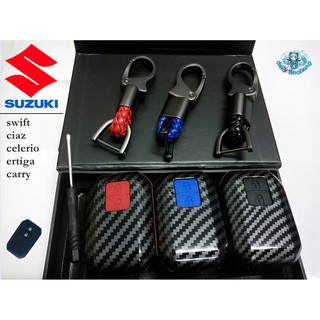 เคฟล่าปลอกกุญแจรถยนต์ SUZUKI swift / ciaz / celerio / ertiga / carry 2ปุ่ม