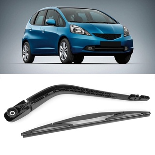 ที่ปัดน้ําฝนกระจกหลังสีดําและใบปัดน้ําฝนสําหรับ Honda Jazz/Fit 2002-2008