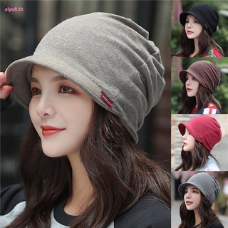 New Knitted Hat Womens Autumn And Winter Cap Fashion Solid Color Outdoor Windproof Keep