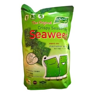 สาหร่ายทะเล รสดั้งเดิม Crispy Seasoning Seaweed นิวทรีเมท (เจ) ขนาด 30 กรัม