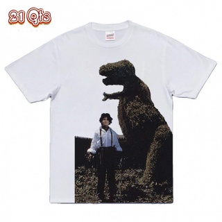 คอลูกเรือเสื้อยืดคอกลม$!21 สินค้าเดิม/เสื้อยืดคอกลม/Edward Scissorhands Johnny Depp/dinosaur tree/สีดำ&amp;สีขาว！ผ้าฝ้ายแท้