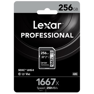 Lexar 256GB SDXC Professional 1667x (250MB/s)