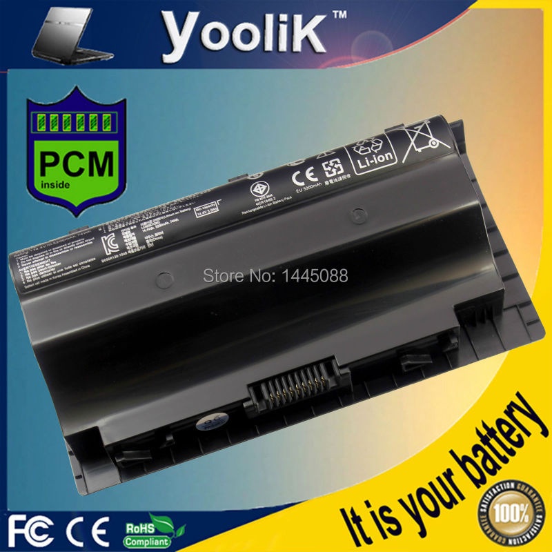 New 5200mAh 14.4V 8 cell replace Laptop Battery A42-G75 For Asus G75V G75 3D G75VW 3D G75 G75VW G75V
