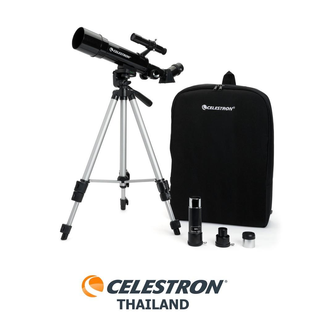 CELESTRON TRAVEL SCOPE™ 50 PORTABLE TELESCOPE กล้องส่องดาว กล้องโทรทรรศน์ กล้องดูดาวหักเหแสง ราคา ถูกที่สุด ดีลบีเคเค แกลเลอรีภาพที่ 7
