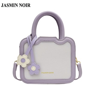 Jasmin Noir กระเป๋าถือ กระเป๋าสะพายไหล่ สะพายข้าง หนัง PU แต่งพู่ สําหรับผู้หญิง