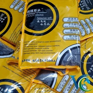 CRAZY STONE - AMAZON SOIL 3L. (ดินปลูกสำหรับตู้ไม้น้ำ)