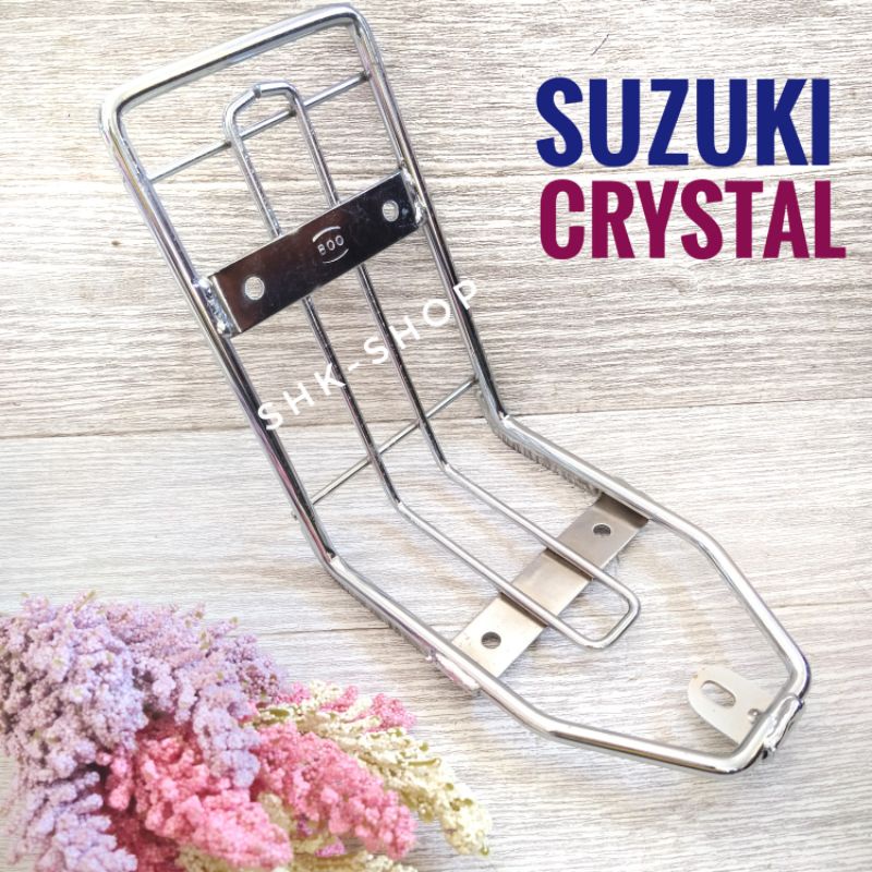 ขาตะกร้า SUZUKI CRYSTAL - ซูซูกิ คริสตัล เหล็กยึดตะกร้า มอเตอร์ไซค์