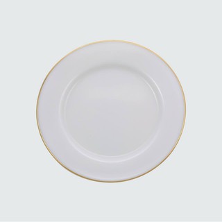 PEARL แก้วเนื้อมุก P 570 Dinner plate - จานแบนขอบทอง