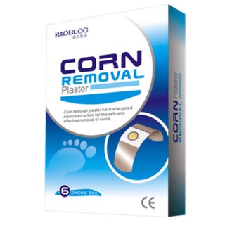 CORN Removal Plaster พลาสเตอร์ติดหูด ตาปลา 6ชิ้น/กล่อง