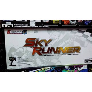 รถบังคับไฟฟ้า Kasemoto Sky Runner V2 สเกล 1:10 คลื่นความถี่ 2.4 GHz ระบบเลี้ยว SERVO เหมือนรถจริง