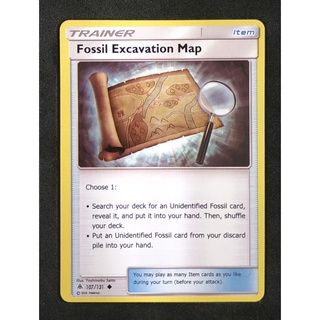 Fossil Excavation Map Basic Item 107/131  Pokemon Card (Normal) ภาษาอังกฤษ