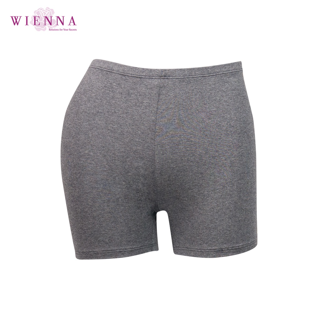 WIENNA กางเกงซับในกันโป๊ ขาสั้น DU95002 สีเทาดำ