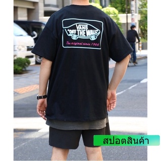 Vans Neon Tube Otw S/S Tee เสื้อยืดลําลองสําหรับผู้ชายผู้หญิงแขนสั้นพิมพ์ลาย