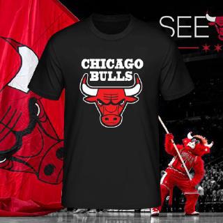 เสื้อยืดบาสเก็ตบอล NBA Chicago bulls สำหรับผู้ชาย