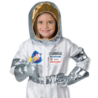 ชุดนักบินอวกาศ :  Melissa &amp; Doug  Astronaut Role Play Costume Set