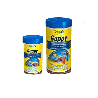 Tetra Guppy 30g. / 75g. เต็ดตร้า กัปปี้ อาหารปลาหางนกยูง แบบแผ่นจิ๋ว เร่งสี เร่งโต Made in Germany